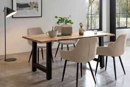 Esstisch Akazie 220x110 cm Esszimmertisch Küchentisch Tisch Holztisch