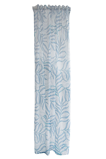 Schlaufenvorhang Soma blau 140x245 Vorhang Wohnzimmer Schlafzimmer Kinderzimmer