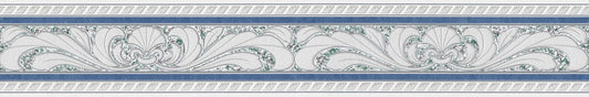 A.S. Création Barocktapete Barock Blau 681645 Wandtapete Rolle Borte Bordüre