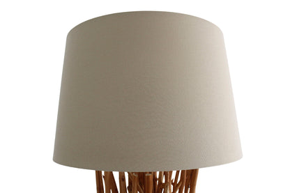 Stehleuchte Treibholz Natur Weiß 175 cm Standleuchte Standlampe Lampe Leuchte