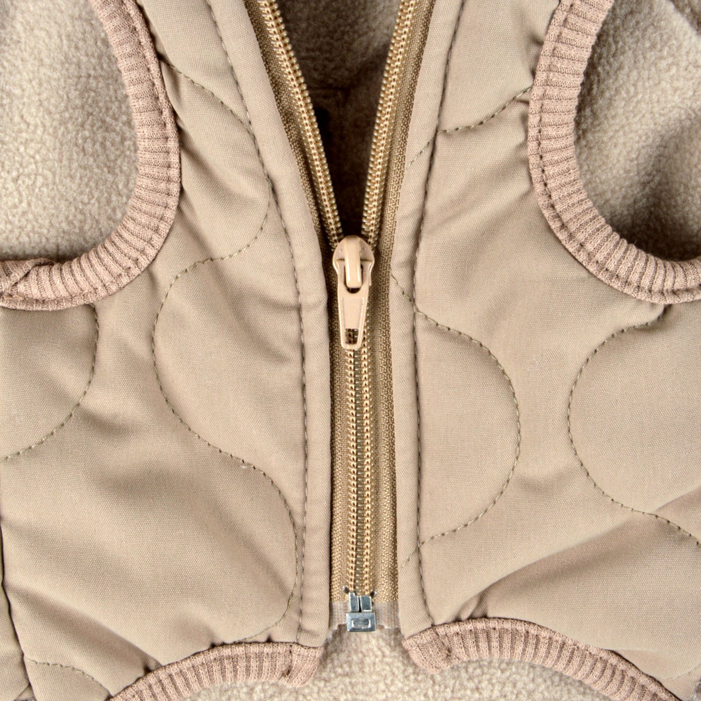 Hunde Mantel Winterjacke Hundemantel Hundebekleidung Fleecejacke Jacke beige