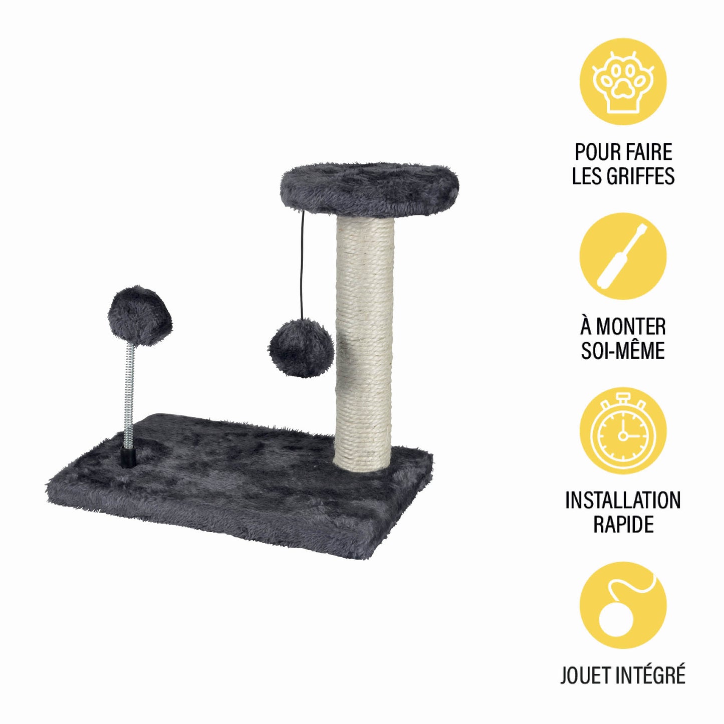 Katzen Kratzbaum Kletterbaum Sisal Katzenkratzbaum Spielzeug Kratzstamm Spiele