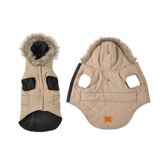 Hunde Winterjacke Hundemantel Kapuze Hundebekleidung Hundejacke