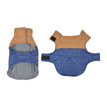 Hunde Fleece Jacke Winterjacke Hundemantel Hundebekleidung Mantel Jacken blau