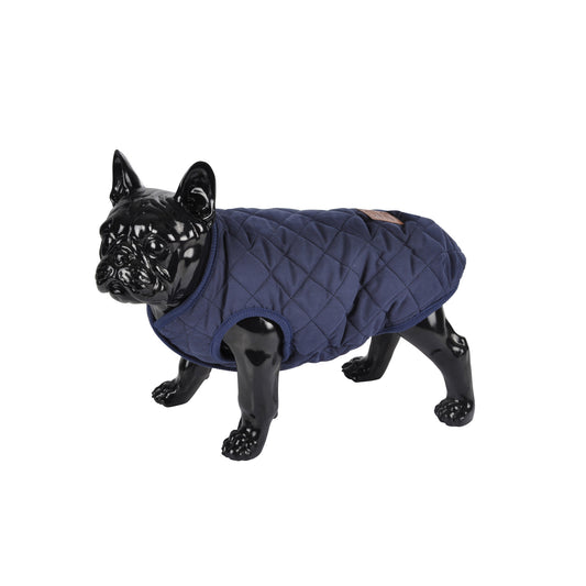 Hunde Steppjacke Fleece Winterjacke Hundemantel Hundebekleidung Jacken blau