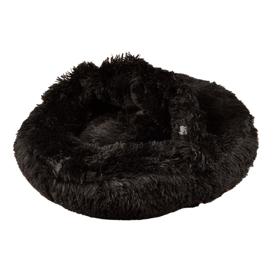 Plüsch Hundebett 55cm Katzenbett Hunde Kissen Hundekorb Schlafplatz Hund Katze