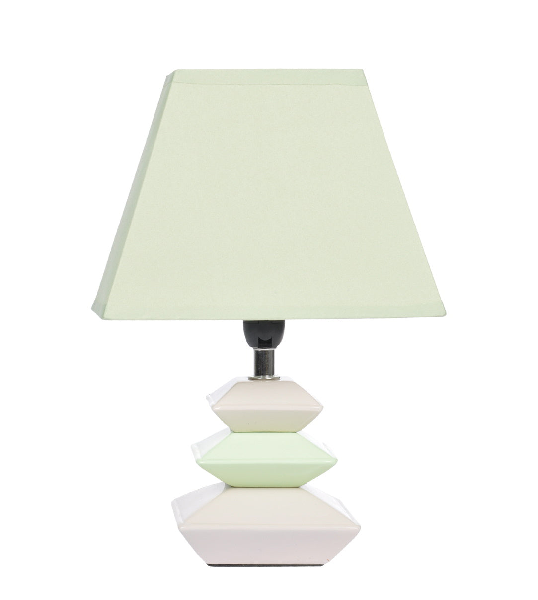 Homea Design Keramik Tischlampe 28cm Tischleuchte Nachttisch Lampe Leuchte