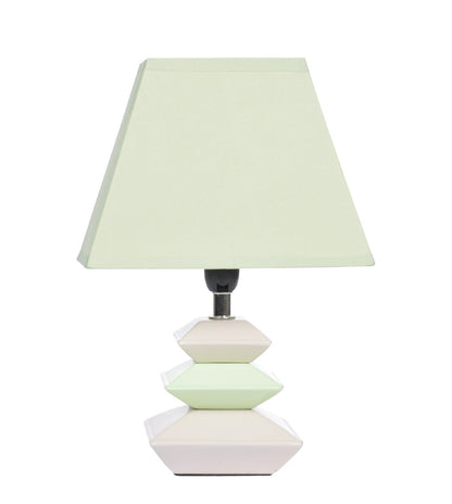 Homea Design Keramik Tischlampe 28cm Tischleuchte Nachttisch Lampe Leuchte