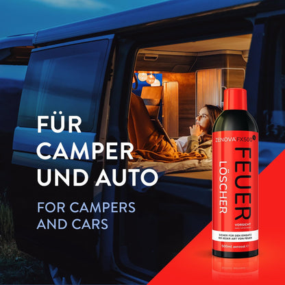 Zenova FX500 Feuerlöscher Spray 500ml Löschspray ALLE Brände Lithium Batterien