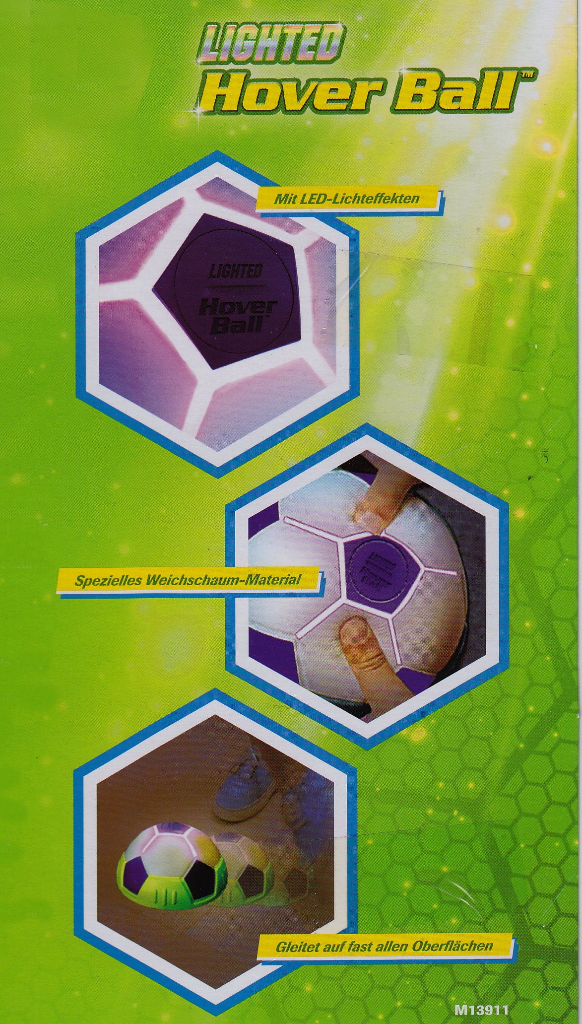 LED Hover Indoor Fußball Floating Air Ball Kinder Spielzeug Beleuchtung Licht