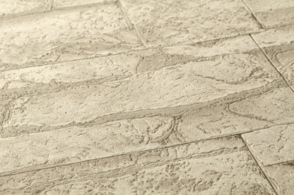 Steintapete Beige Vliestapete 707130 Wandtapete A.S. Création Tapete