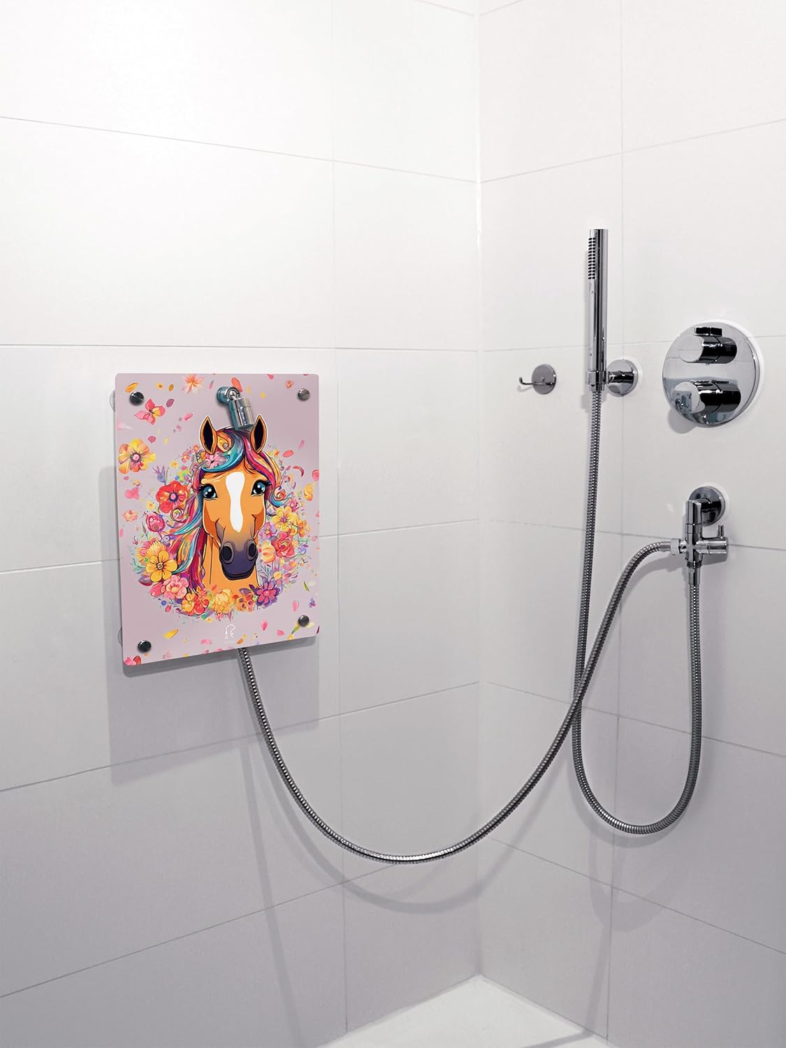 fredis Kinderdusche Pferd mit Duschkopf Kinder Dusche Pirat ohne Bohren