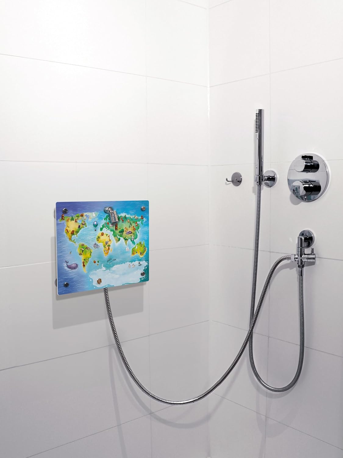 fredis Kinderdusche Welt Set mit Duschkopf Kinder Dusche Pirat ohne Bohren