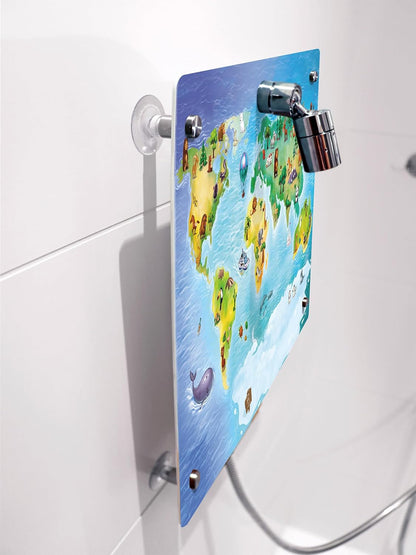 fredis Kinderdusche Welt Set mit Duschkopf Kinder Dusche Pirat ohne Bohren