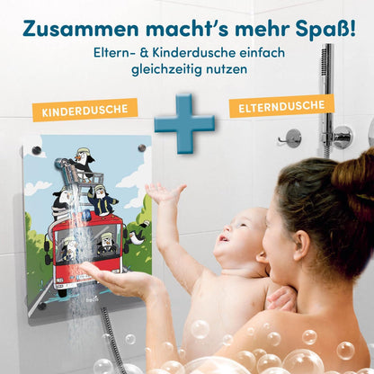 fredis Kinderdusche Piratenschiff mit Duschkopf Kinder Dusche Pirat ohne Bohren