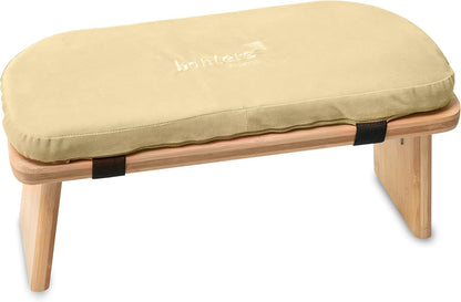 banters fitness Meditationsbank aus Bambus sand Hocker Gebetsbank Yoga Holz