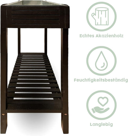 Hochbeet Pflanzkasten Pflanzbeet Kräuterbeet Blumenbeet Balkon Holzbeet Outdoor