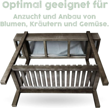 Hochbeet Pflanzkasten Pflanzbeet Kräuterbeet Blumenbeet Balkon Holzbeet Outdoor