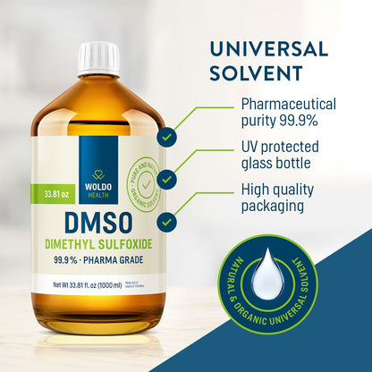 DMSO 1L Pharma Qualität 99,9% Dimethylsulfoxid pharmazeutische Reinheit