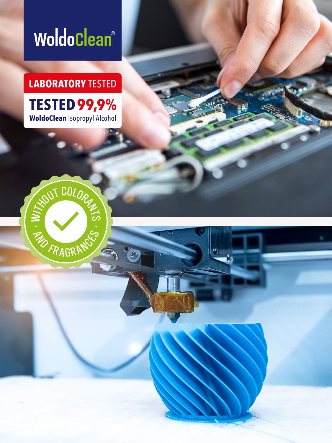 Isopropanol 99,9% Reinigungsalkohol 500ml Entfetter Alkohol Reiniger IPA