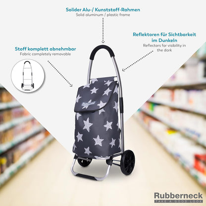 skanfriends Shopper Einkaufstrolley Einkaufswagen Trolley Einkaufstasche 52L