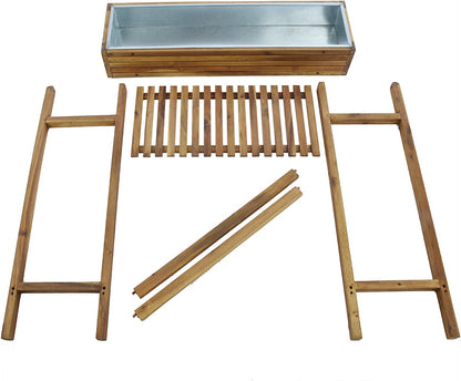 Hochbeet Pflanzkasten Pflanzbeet Kräuterbeet Blumenbeet Balkon Holzbeet Outdoor