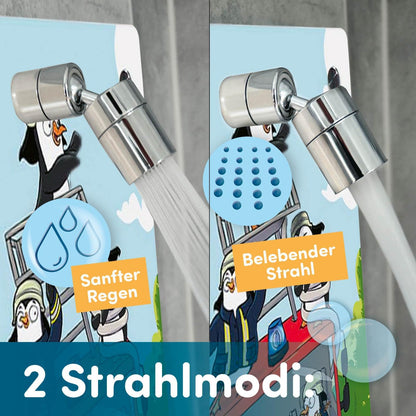 fredis Kinderdusche Piratenschiff mit Duschkopf Kinder Dusche Pirat ohne Bohren