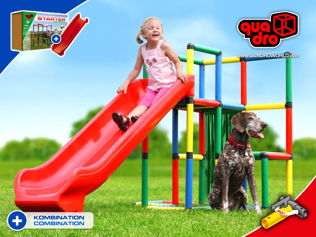 Ersatzteil Platte gelb 40x40 Ersatzplatte Bauteil f. Quadro Klettergerüst System