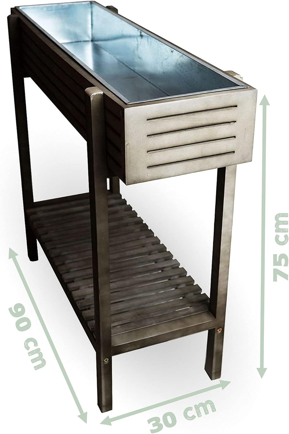 Hochbeet Pflanzkasten Pflanzbeet Kräuterbeet Blumenbeet Balkon Holzbeet Outdoor