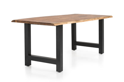 Essgruppe 5 tlg. 160x85 cm Sitzgruppe Massivholz Essstuhl Esstisch Tisch Stuhl