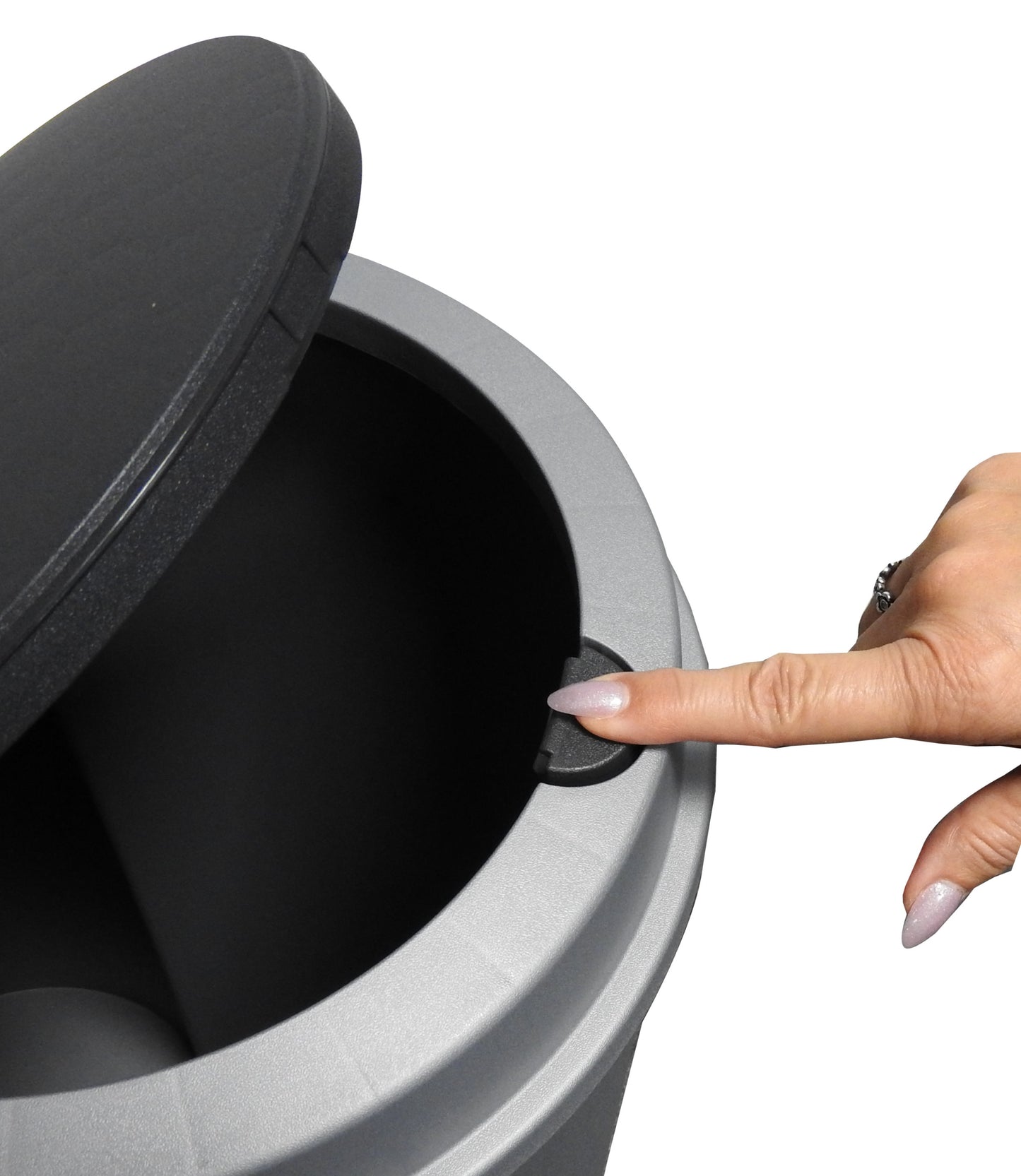 Duo Bin Abfalleimer 50l Müll Abfall Eimer 2x 25l Müllbehälter Mülltrennung grau