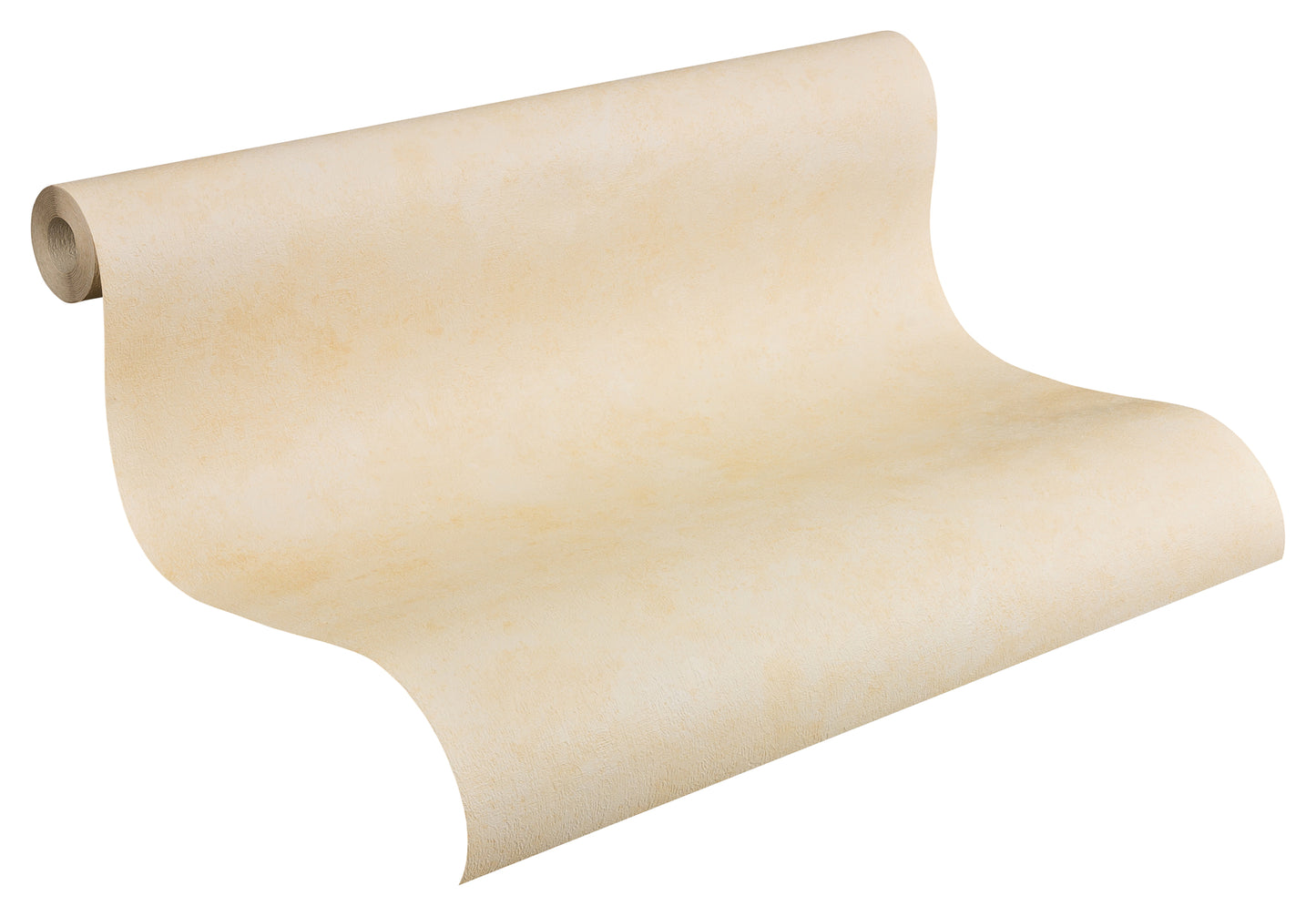 A.S. Création Unitapete Gelb Papiertapete 758415 Wandtapete