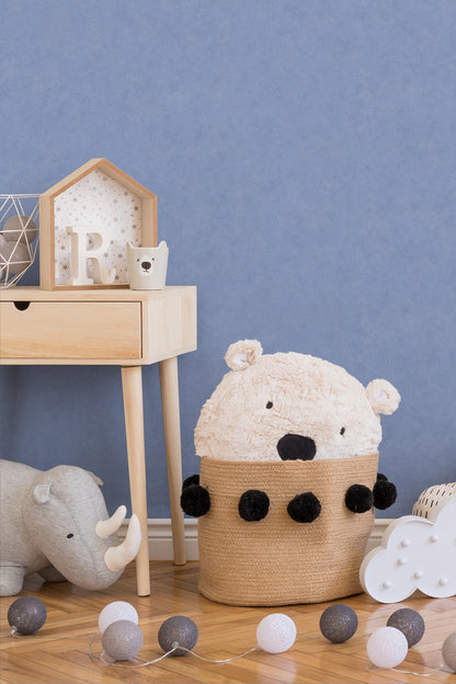 A.S. Création Unitapete Blau Papiertapete 758484 Wandtapete