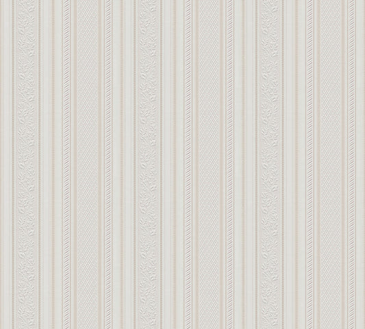 Streifentapete Creme Papiertapete 765673 Wandtapete A.S. Création Tapete
