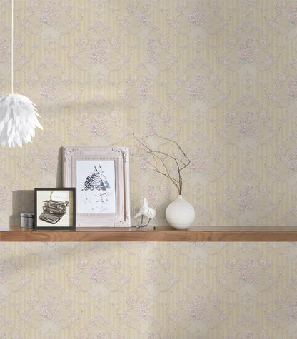 Barocktapete Rosa Papiertapete 765789 Wandtapete A.S. Création Tapete