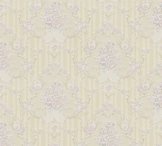 Barocktapete Rosa Papiertapete 765789 Wandtapete A.S. Création Tapete