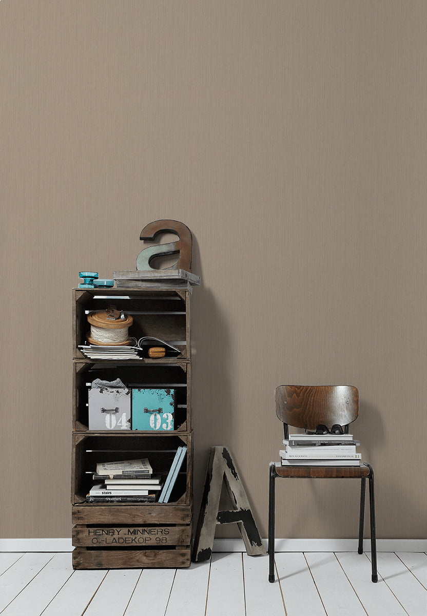 A.S. Création Unitapete Braun Vliestapete 785510 Wandtapete