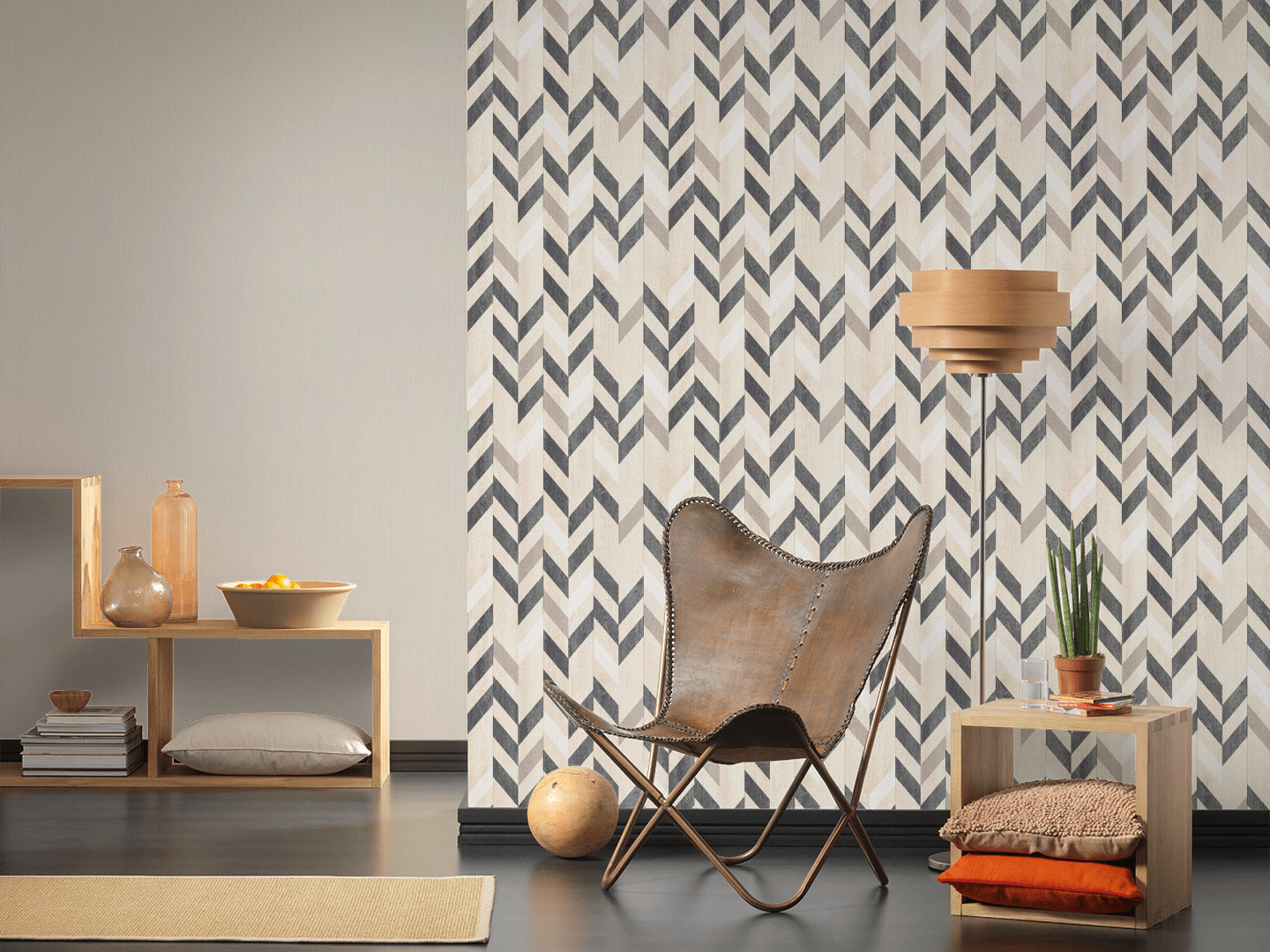 A.S. Création Unitapete Beige Vliestapete 785541 Wandtapete