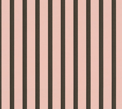 A.S. Création Tapete 50Jahre 786281 Holzoptik Wandtapete matt rosa schwarz