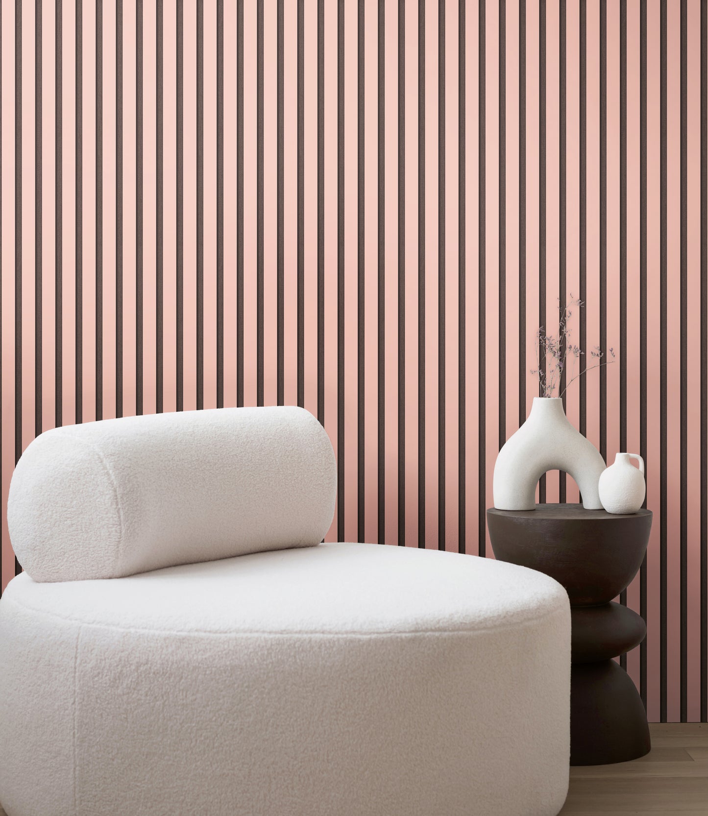 A.S. Création Tapete 50Jahre 786281 Holzoptik Wandtapete matt rosa schwarz