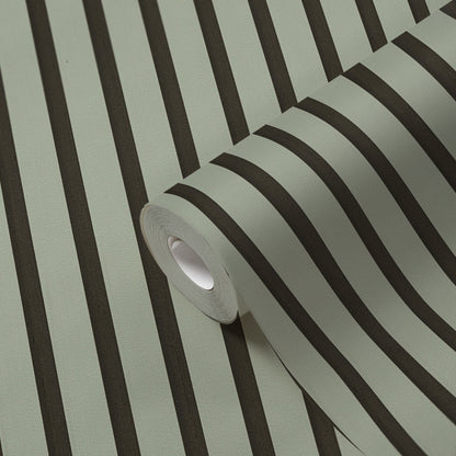 A.S. Création Tapete 50 Jahre 786282 Holzoptik Wandtapete matt grün schwarz