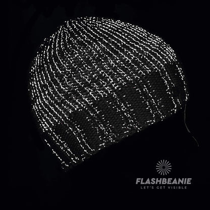 Rubberneck Flash Beanie Kinder Mütze grau Mütze Reflektoren gefüttert Fleece
