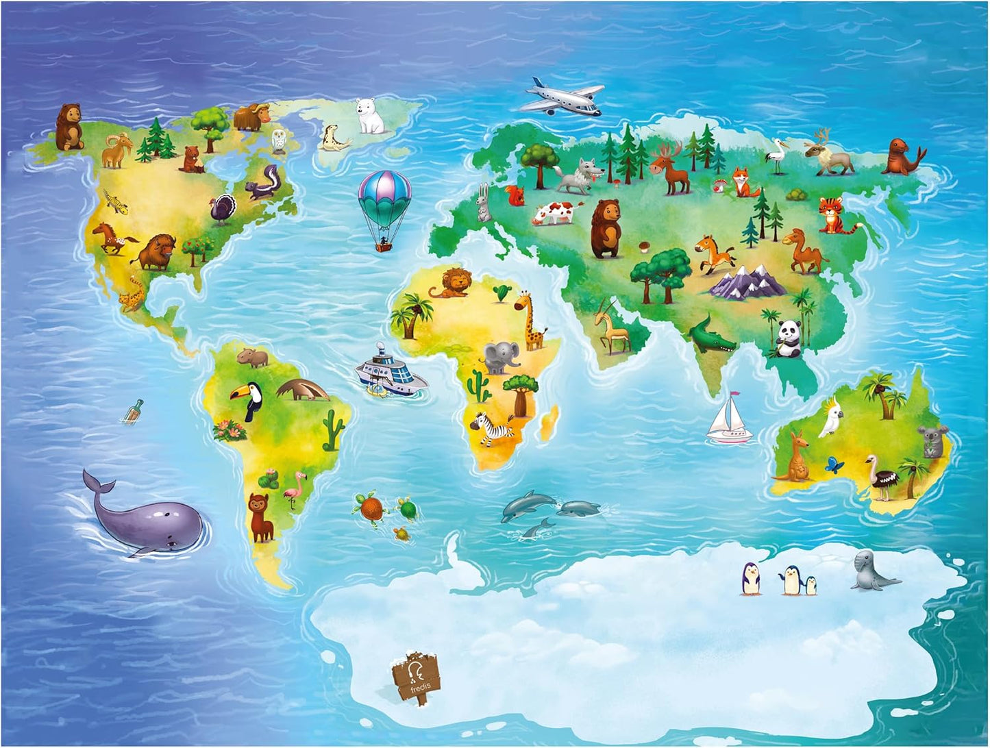 fredis Kinderdusche Welt Set mit Duschkopf Kinder Dusche Pirat ohne Bohren