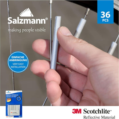 salzmann 3M Scotchlite  Speichenreflektoren - Verpackungseinheit: 36 Stück