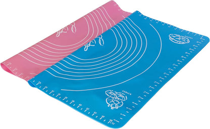 Oxid7 Silikonbackmatte 50x40cm pink Backmatte Matte Backen für Backofen