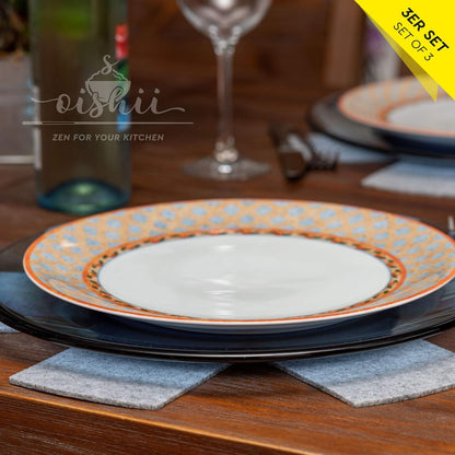 Oishii GuardMaster 38 3er Set Pfannenschutz hellgrau Schutz für Pfannen Töpfe