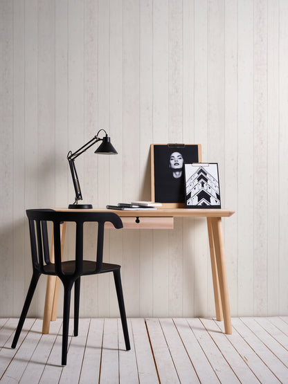A.S. Création Holz Optik Vinyl Tapete Best of Wood`n Stone Weiß Wandtapete