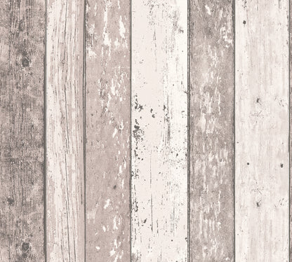 A.S. Création Holz Optik Vinyl Tapete Best of Wood`n Stone Braun Wandtapete