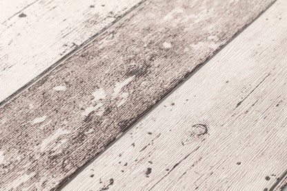A.S. Création Holz Optik Vinyl Tapete Best of Wood`n Stone Braun Wandtapete