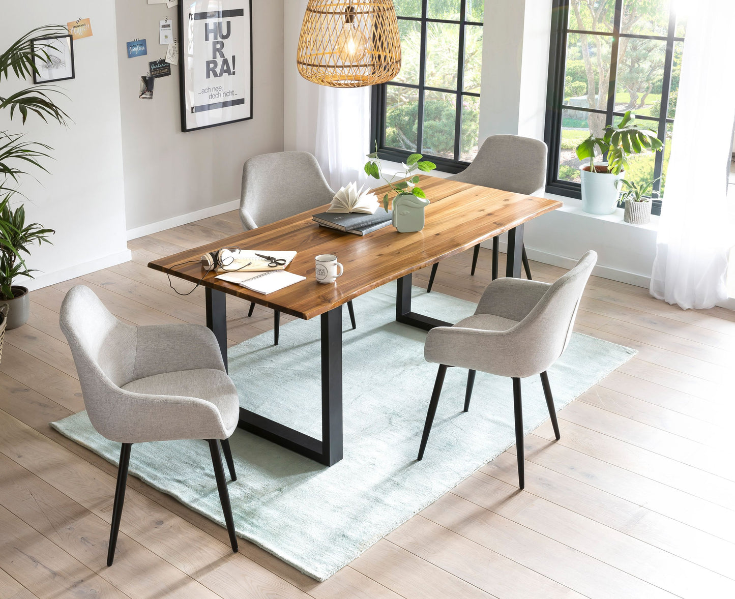 Esstisch 160x85x77 cm Esszimmertisch Küchentisch Tisch Holztisch